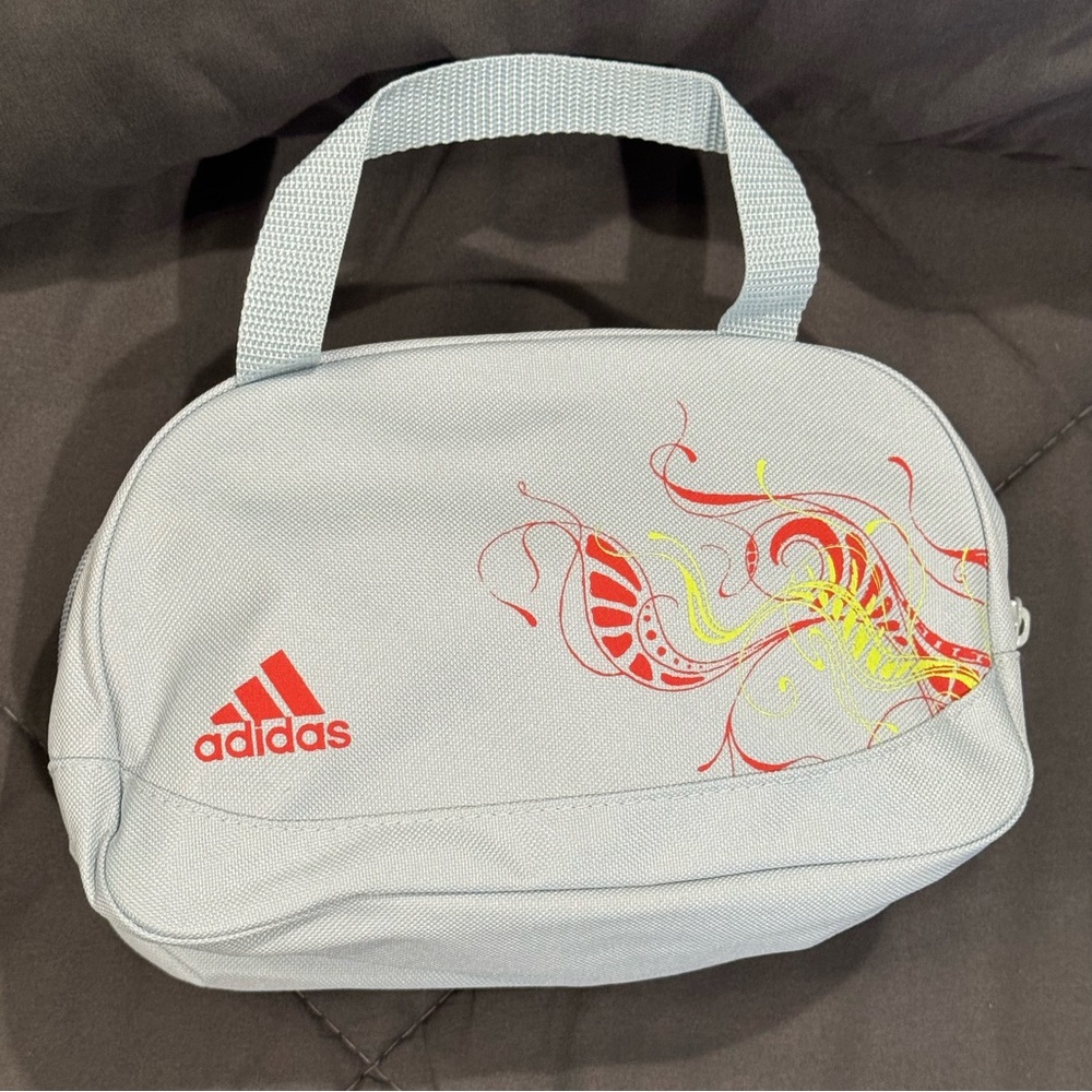 Adidas Women's light blue toiletry bag  NWOT